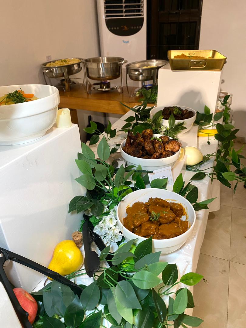 Appetino Lagos Catering Setup